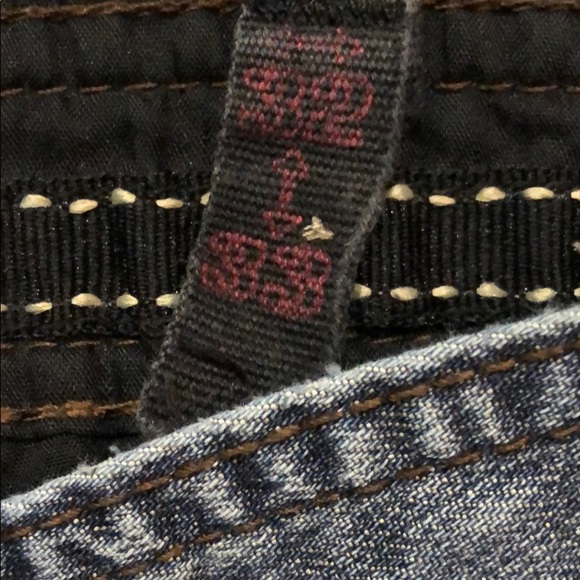 Blue Guru Vintage Jeans 32/33 Distressed EUC - Picture 4 of 9